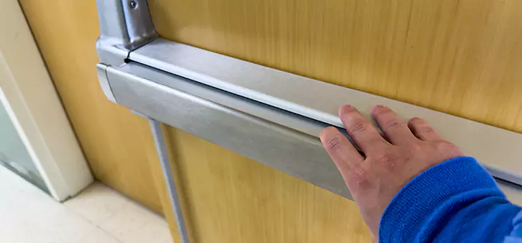 Installing a Push Bar on a Door Oviedo